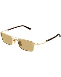 Gucci - Gg2258S 003 Sunglasses Metal Squared - Lyst