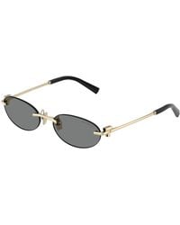 Tiffany & Co. - Tf3119D 602187 Sunglasses Metal Round Normal - Lyst
