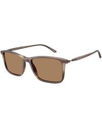 Giorgio Armani - Ar8218 6167M4 Sunglasses Acetate Squared Photochromatic - Lyst