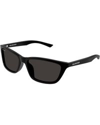 Balenciaga - Bb0403Sk 001 Sunglasses Acetate Squared - Lyst