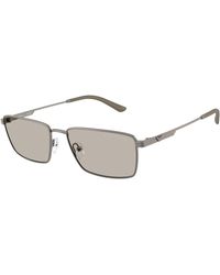 Emporio Armani - Ea2169 3425/3 Sunglasses Metal Squared Normal - Lyst