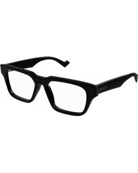 Gucci - Gg0963O 001 Optical Frames Acetate Transparent Squared - Lyst