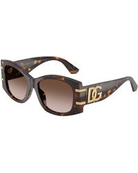 Dolce & Gabbana - Dg4501 502/13 Sunglasses Acetate Butterfly Normal Shaded - Lyst