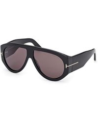 Tom Ford - Ft1044 Bronson 01A Sunglasses Acetate Smoke Pilot Normal - Lyst