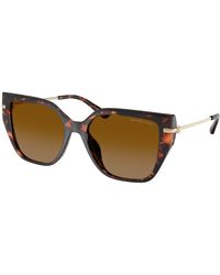 Michael Kors - Mk2231U St. Barths 40319P Sunglasses Injected Squared Polarized - Lyst