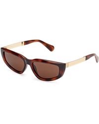 MAX&Co. - Mo0125 52E Sunglasses Injected Cat Eye Normal - Lyst