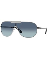 Versace - Ve2293 100019 Sunglasses Metal Geometric Normal Nuanced - Lyst