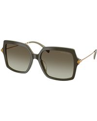 Michael Kors - Mk2247U Quogue 40193M Sunglasses Acetate Verde Squared Normal Shaded - Lyst