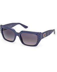 Guess - Gu00254 90B Sunglasses Injected Smoke Squared Normal - Lyst