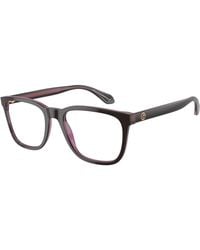Giorgio Armani - Ar7255 6088 Optical Frames Acetate Transparent Pillow Normal - Lyst
