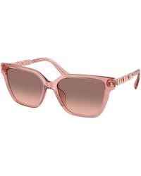 Michael Kors - Mk2263U Piedmont 310113 Sunglasses Injected Squared Normal Shaded - Lyst