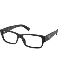Prada - Pr B09V 16K1O1 Optical Frames Acetate Squared Normal - Lyst