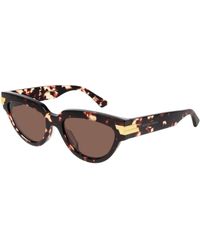 Bottega Veneta - Bv1035S 002 Sunglasses Acetate Cat Eye Normal - Lyst