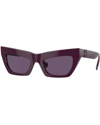 Burberry - Be4405 34001A Sunglasses Acetate Cat Eye Normal - Lyst