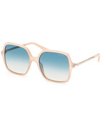Guess - Gu7845 57P Sunglasses Injected Squared Normal Shaded - Lyst
