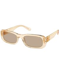 Miu Miu - Mu 08Zs 11T40F Sunglasses Acetate Squared Normal - Lyst