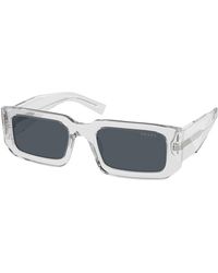 Prada - Pr 06Ys 12R09T Sunglasses Acetate Squared Normal - Lyst