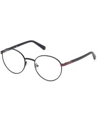 Guess - Gu50043 001 Optical Frames Metal Round Normal - Lyst