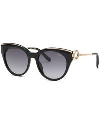 Chopard - Schl04S 700 Sunglasses Acetate Smoke Butterfly Anti-Glare Nuanced - Lyst