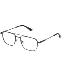 Police - Vplq75 Origins Titan 2 584 Optical Frames Metal Squared - Lyst
