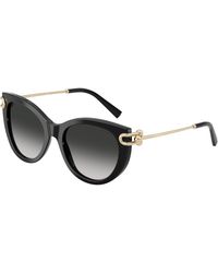 Tiffany & Co. - Tf4232 80013C Sunglasses Acetate Butterfly Normal Nuanced - Lyst