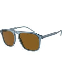 Giorgio Armani - Ar8212 607133 Sunglasses Acetate Squared Normal - Lyst
