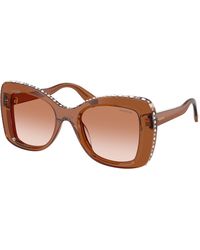 Swarovski - Sk6062U 109573 Sunglasses Acetate Butterfly Normal Nuanced - Lyst