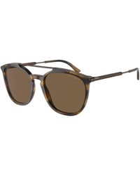 Giorgio Armani - Ar8198 603773 Sunglasses Acetate Squared Normal - Lyst