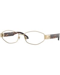 Versace - Ve1298 1252 Optical Frames Metal Geometric Normal - Lyst