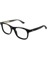Montblanc - Mb0385O 008 Optical Frames Acetate Transparent Squared - Lyst