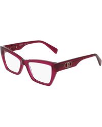 Liu Jo - Lj2827 624 Optical Frames Acetate Squared Normal - Lyst