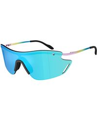 Moncler - Q72001 341355 Sunglasses Metal Geometric Mirror - Lyst