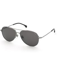 Lozza - Sl2444 Gubbio 7 509 Sunglasses Metal Smoke Pilot Normal - Lyst
