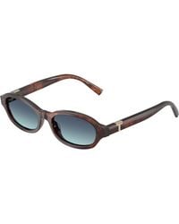 Tiffany & Co. - Tf4270U 84219S Sunglasses Acetate Round Normal Nuanced - Lyst