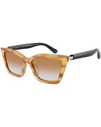 Emporio Armani - Ea4250U 62692Q Sunglasses Acetate Butterfly Normal Shaded - Lyst