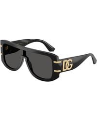 Dolce & Gabbana - Dg4565 501/87 Sunglasses Acetate Squared Normal - Lyst