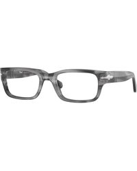 Persol - Po3399V 1192 Optical Frames Acetate Transparent Squared Normal - Lyst