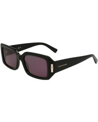 Longchamp - Lo765S 001 Sunglasses Acetate Squared Normal - Lyst