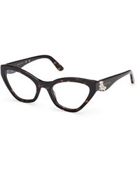 Guess - Gm50038 001 Optical Frames Acetate Cat Eye Normal - Lyst