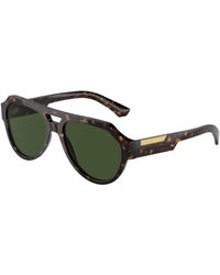 Dolce & Gabbana - Dg4466 502/71 Sunglasses Acetate Squared Normal - Lyst