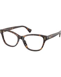 Ralph Lauren - Ra7195U 5003 Optical Frames Acetate Transparent Squared Normal - Lyst