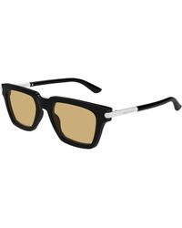 McQueen - Am0519S 003 Sunglasses Acetate Squared - Lyst