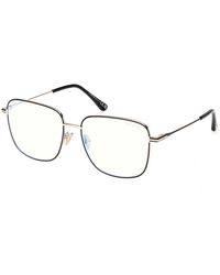 Tom Ford - Ft6136-B 001 Optical Frames Metal Squared Normal - Lyst