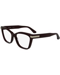 Calvin Klein - Ck25513 605 Optical Frames Acetate Cat Eye Normal - Lyst