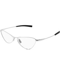 Saint Laurent - Sl 830 Opt 003 Optical Frames Metal Transparent Cat Eye - Lyst