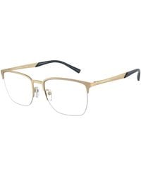 Emporio Armani - Ea1151 3002 Optical Frames Metal Transparent Pillow Normal - Lyst