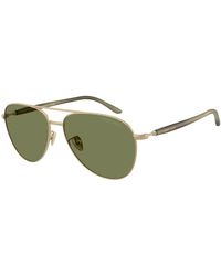 Giorgio Armani - Ar6162 30022A Sunglasses Steel Pilot Normal - Lyst