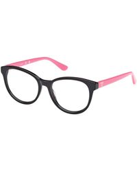 Guess - Gu50139 001 Optical Frames Acetate Cat Eye Normal - Lyst