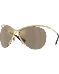 Burberry - Be3168 11095A Sunglasses Metal Cat Eye Mirrored - Lyst