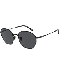 Giorgio Armani - Ar6150 300187 Sunglasses Metal Squared Normal - Lyst